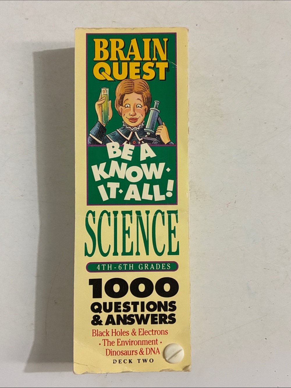 Science Trivia Deck — Yellow/Green